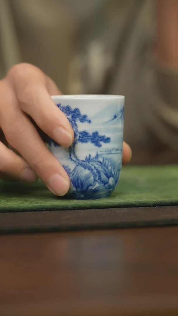 【闪购商品】杯柴窑青花破价福利