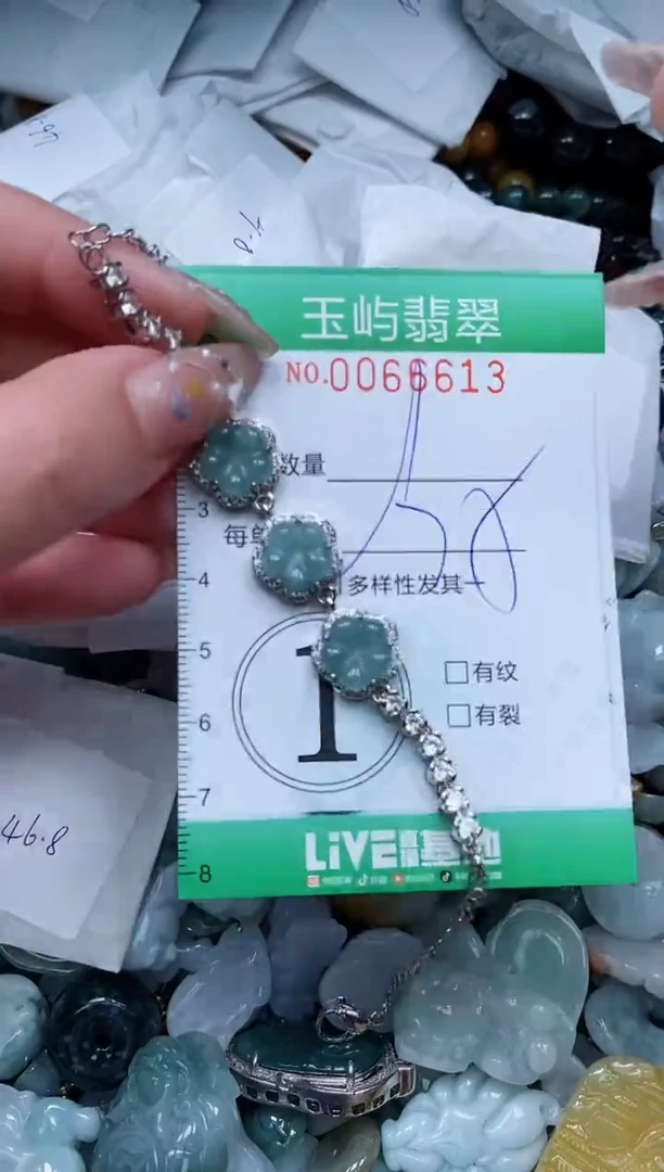 【闪购商品】翡翠颈饰未镶嵌闪购0066613多样性发其一