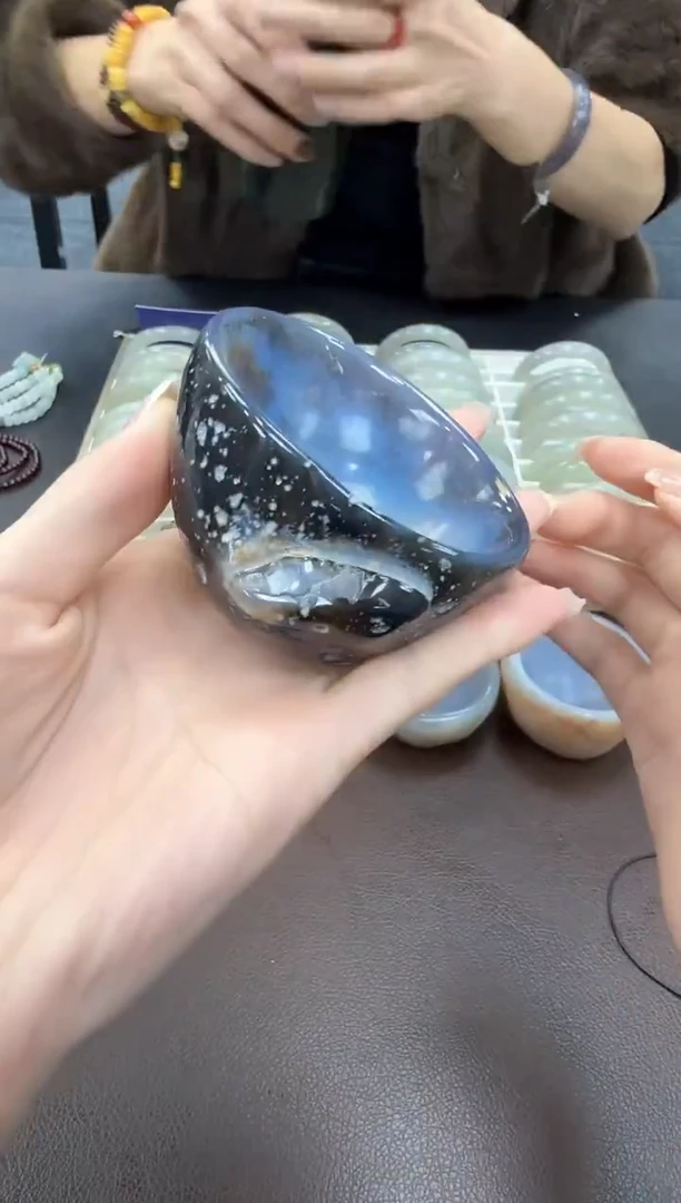 未镶嵌茶杯玛瑙/玉髓梦*多样性发其一zj