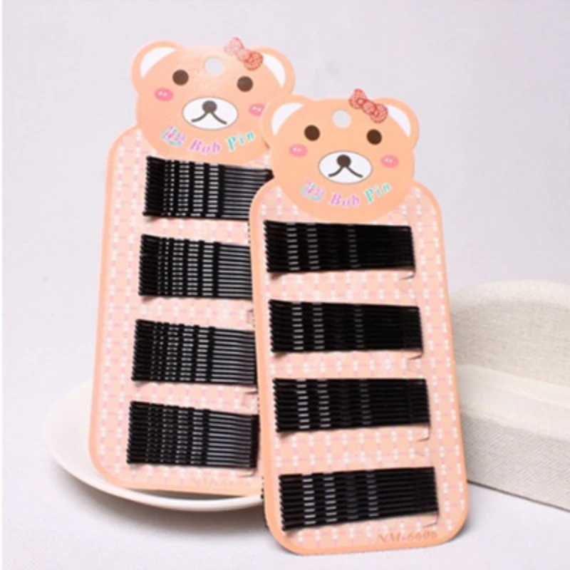 发卡黑色钢夹小卡子发夹碎发夹一字夹刘海顶夹边夹盘头发夹子