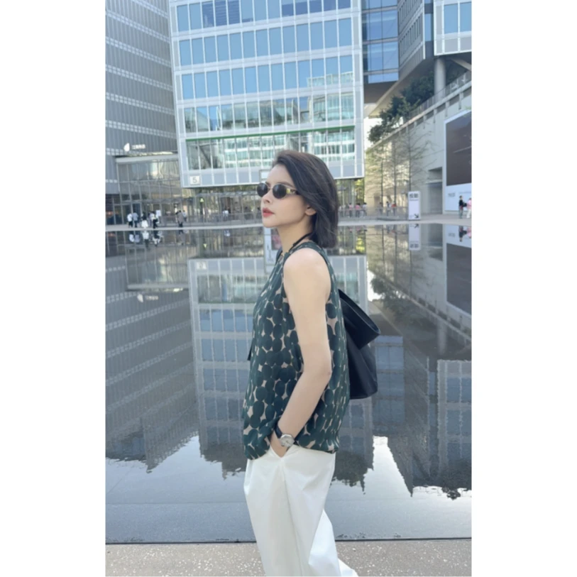 LAZYVISION/【盛夏物语】桑蚕丝女士上衣背心ZMD-28554