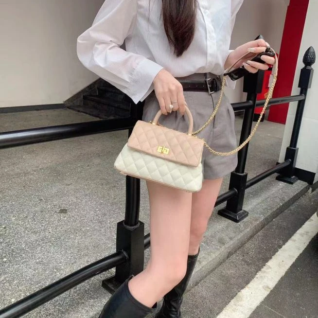 【TT Studio】SLBL-2025-米配杏 RAIN.CUN简约轻奢女包