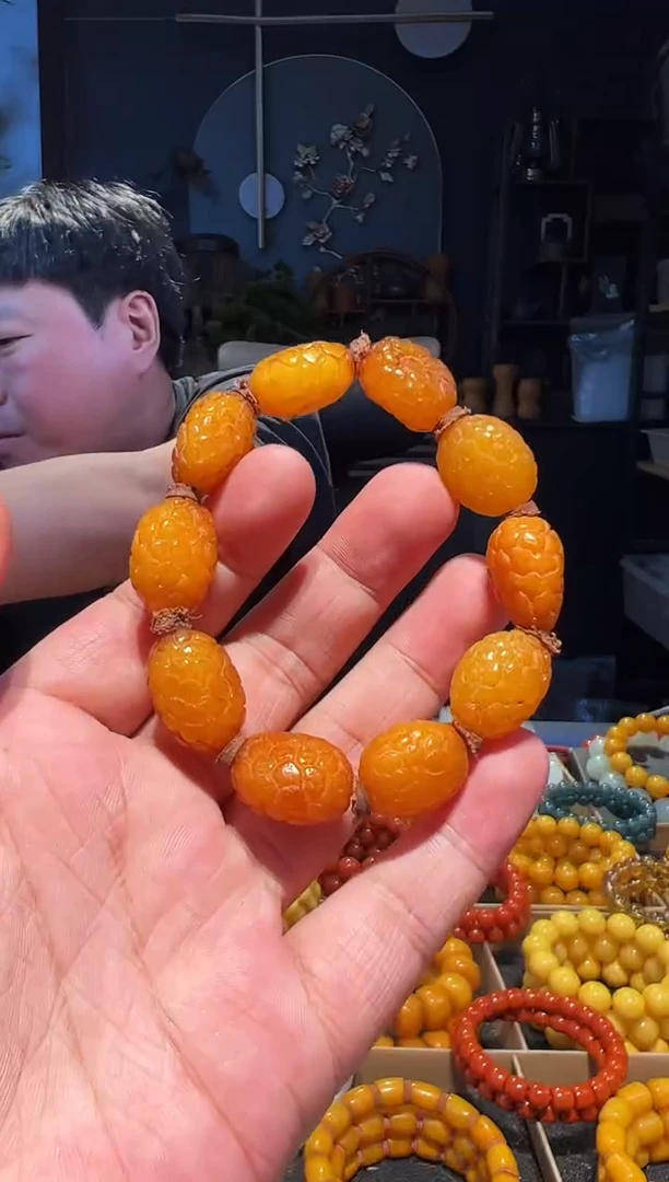 手链蜜蜡未镶嵌欧枣
