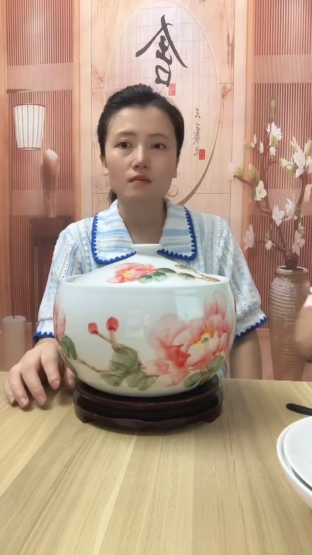 瓷景德镇高温5斤陶瓷罐