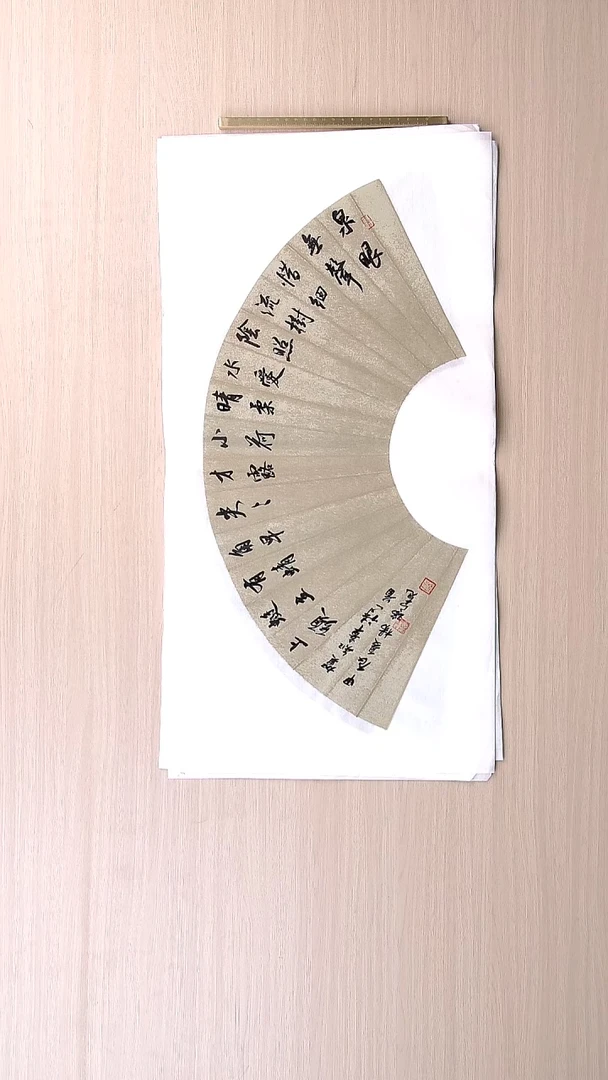 书法杨瑞宽 河南南阳68*34 扇面