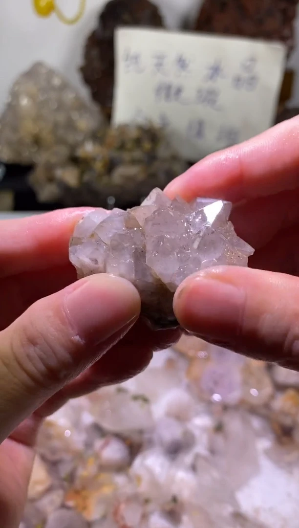 未镶嵌珠宝半成品水晶90号四川超七花园水晶