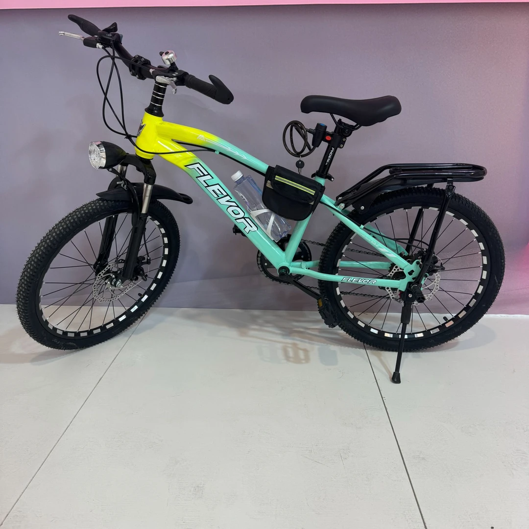 儿童减震自行车6-14岁男孩女孩中大童碟刹变速山地脚踏车配件