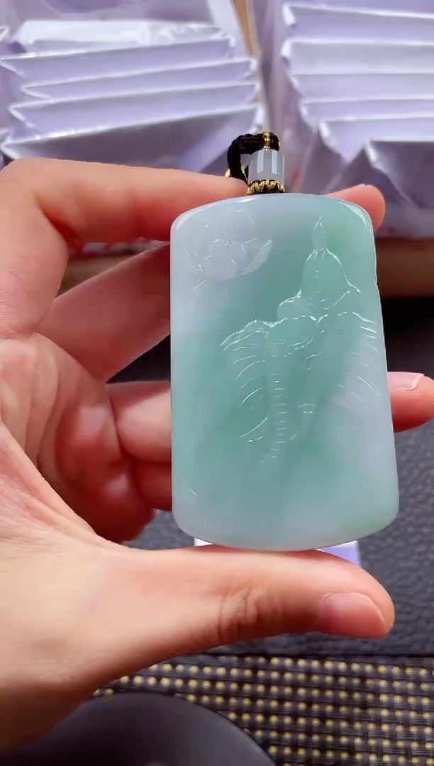 未镶嵌挂件翡翠000111 普贤