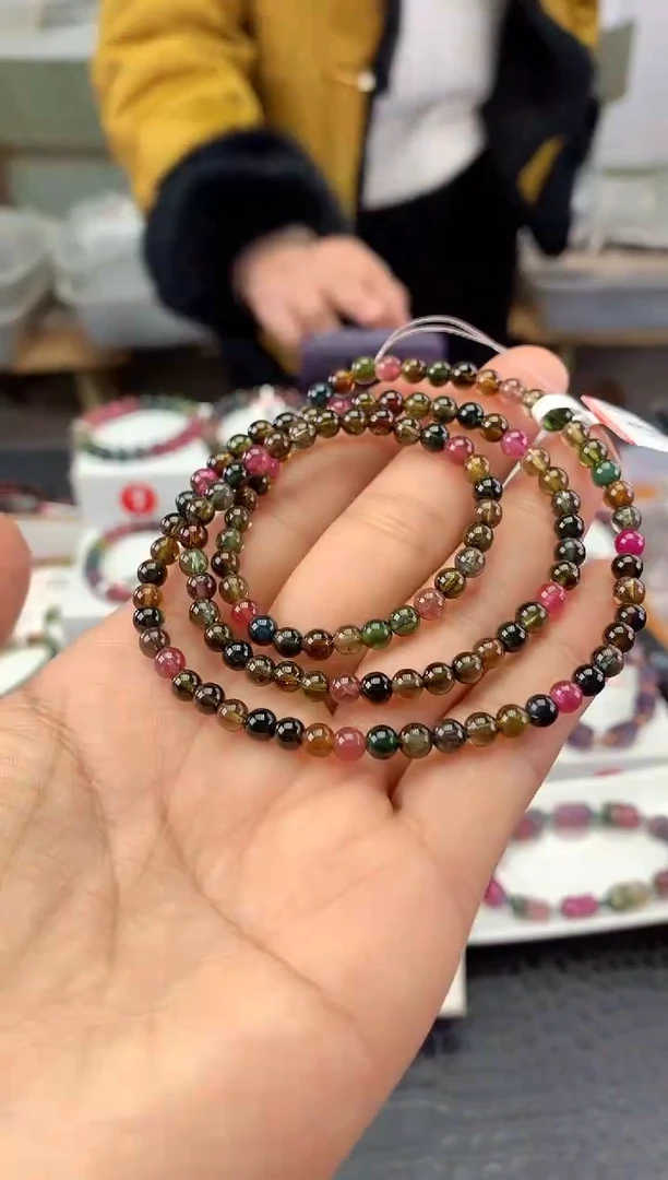 未镶嵌手串碧玺多样性发一条