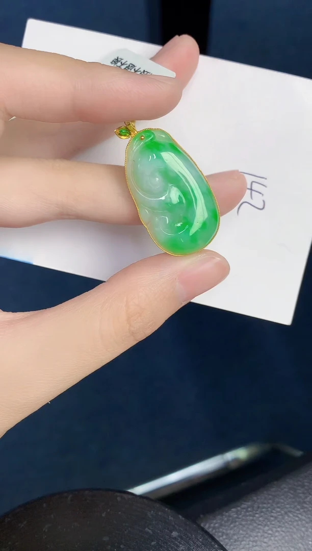 【闪购商品】翡翠颈饰18K金镶嵌000000000