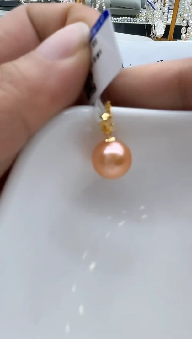 【闪购商品】淡水珍珠颈饰18K金镶嵌清货
