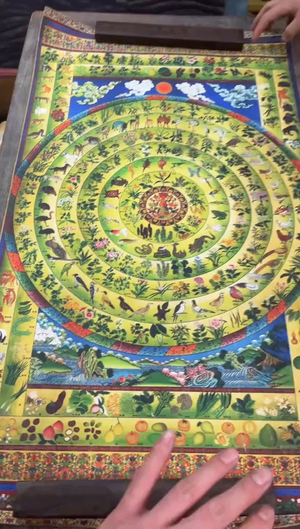 卷轴画大朱画院老六专属AA34