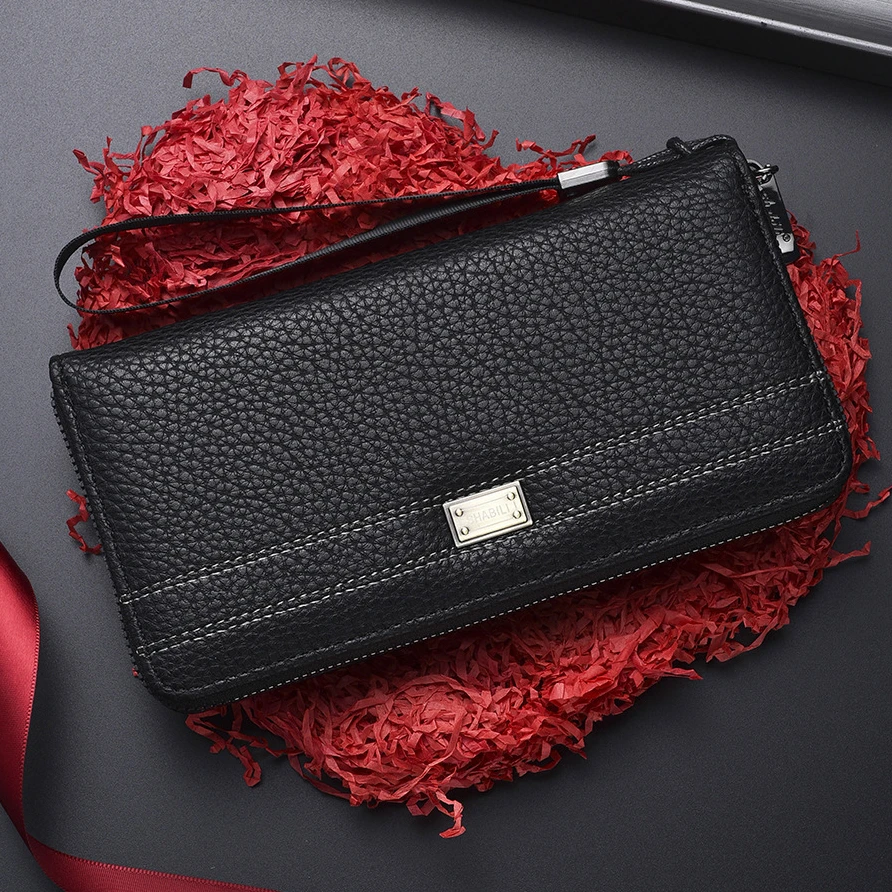 【父亲节礼物】网红款男士长款钱包拉链多卡位大容量手机钱包手拿包