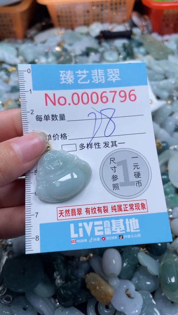 颈饰未镶嵌翡翠6796