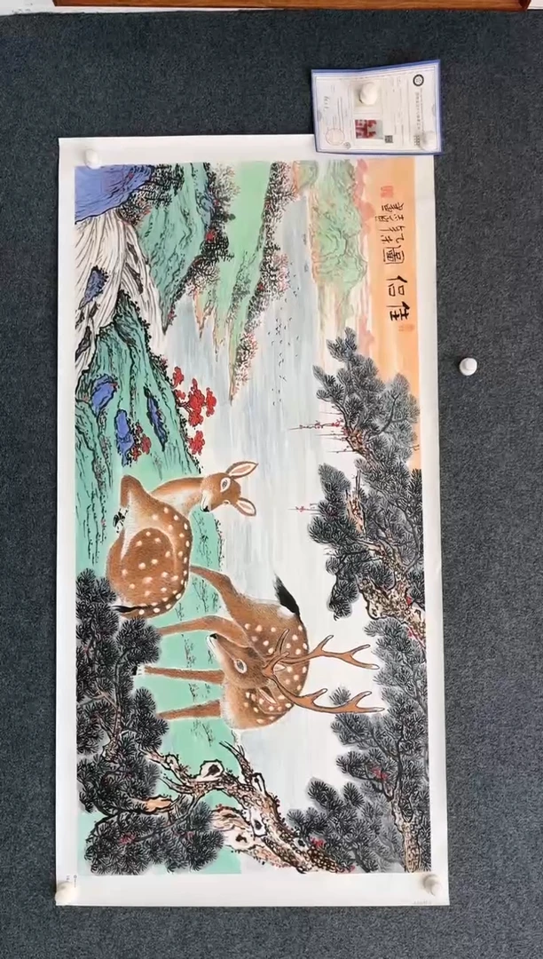 【闪购商品】国画1.29-艺术-郑志宗卢浮宫原作-55