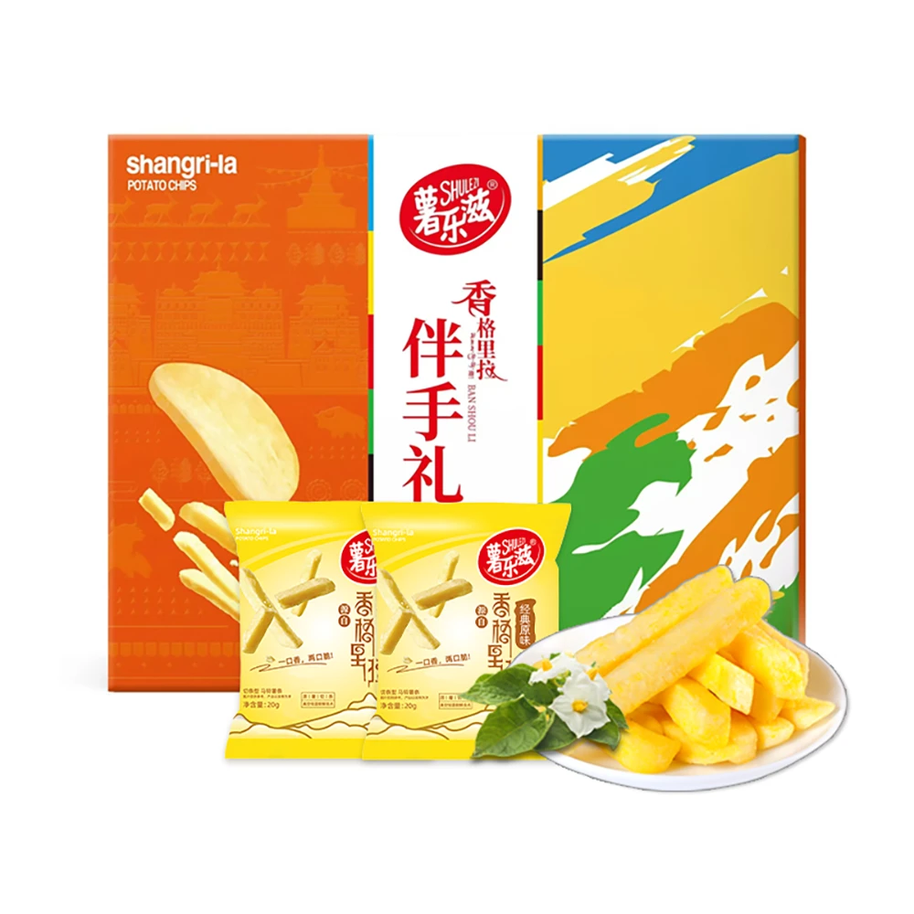 薯乐滋非油炸办公室零食原味小包装开学宿舍早餐整箱20g原味*18袋