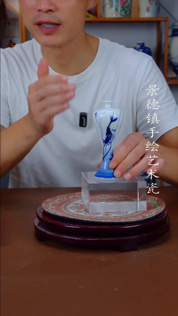 现代景德镇手工手绘陶瓷摆件1