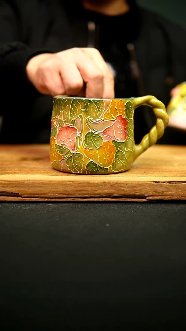 @@陶园瓷舍@@纯手工手绘@高温釉下彩