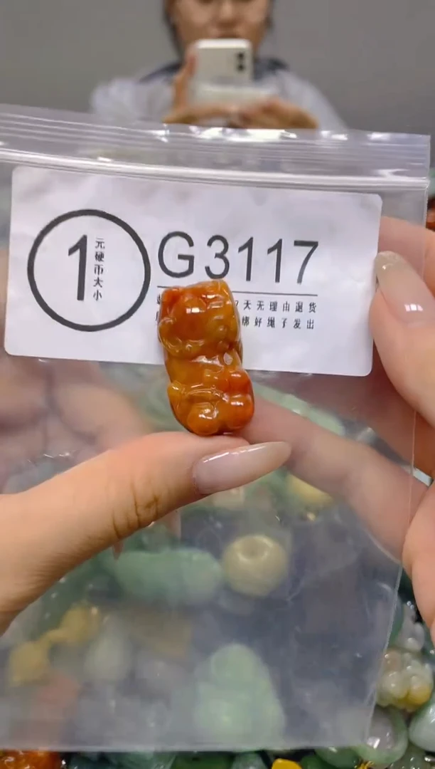颈饰未镶嵌翡翠/G/翡翠A货，一件也是批发价