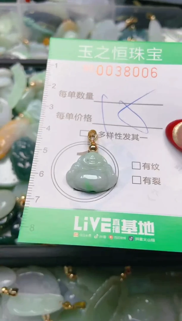 【闪购商品】翡翠颈饰未镶嵌闪购0038006