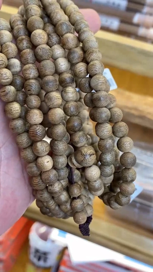 沉香手串达拉干圆珠长串0.7多样性发其一