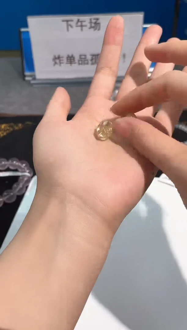 发晶手链未镶嵌143号柠檬黄水配件