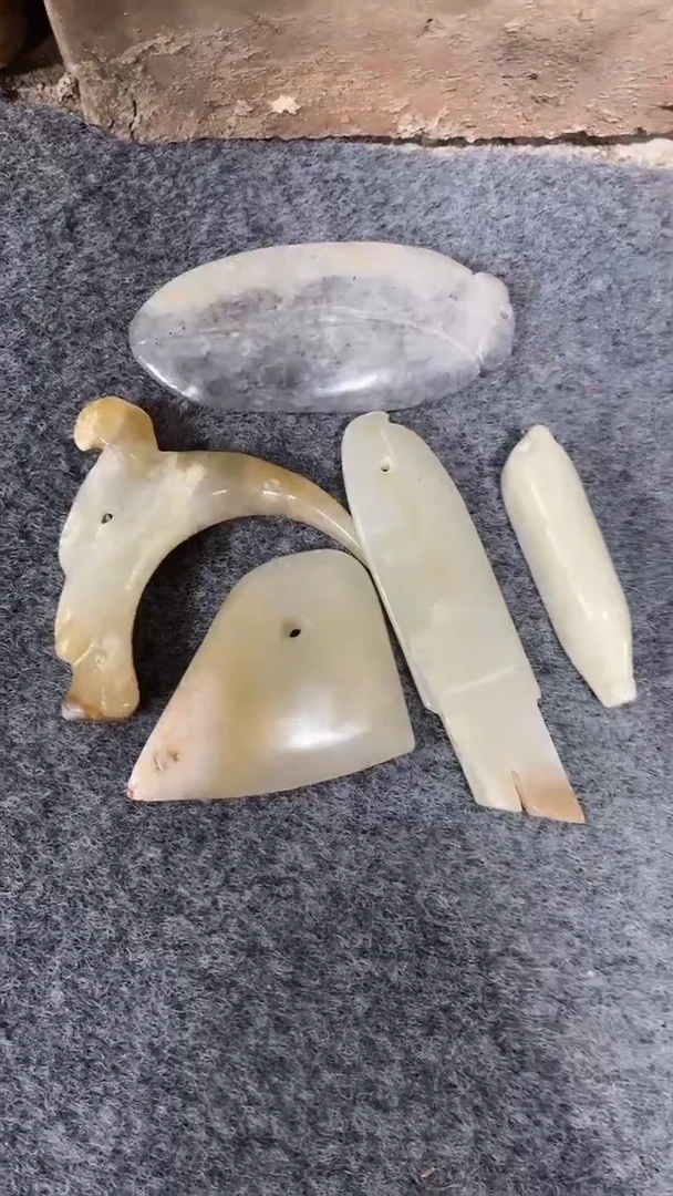 未镶嵌和田玉把件一单5个