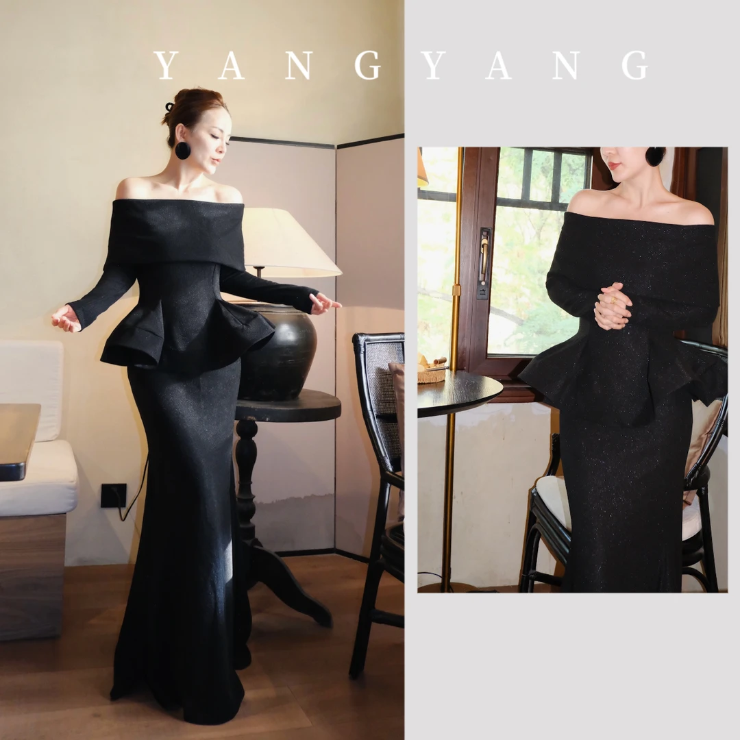 YANGYANG 纯欲风性感风老钱风时尚套装轻奢时尚高腰气质极简风