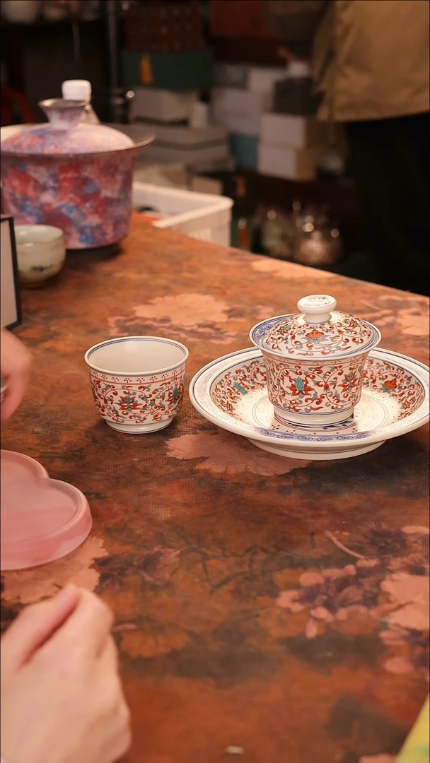 【闪购商品】陶瓷茶具（无礼盒无茶盘）@@A12096