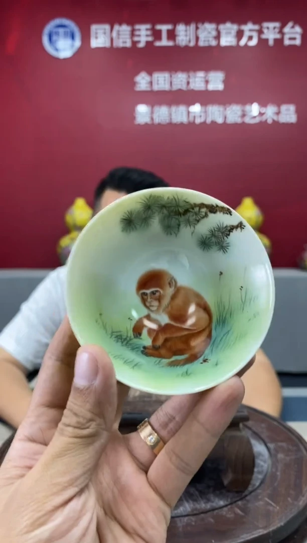 摆件d574景德镇瓷器一件