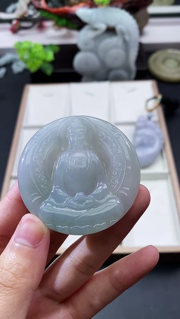 颈饰未镶嵌翡翠天然缅甸A货翡翠