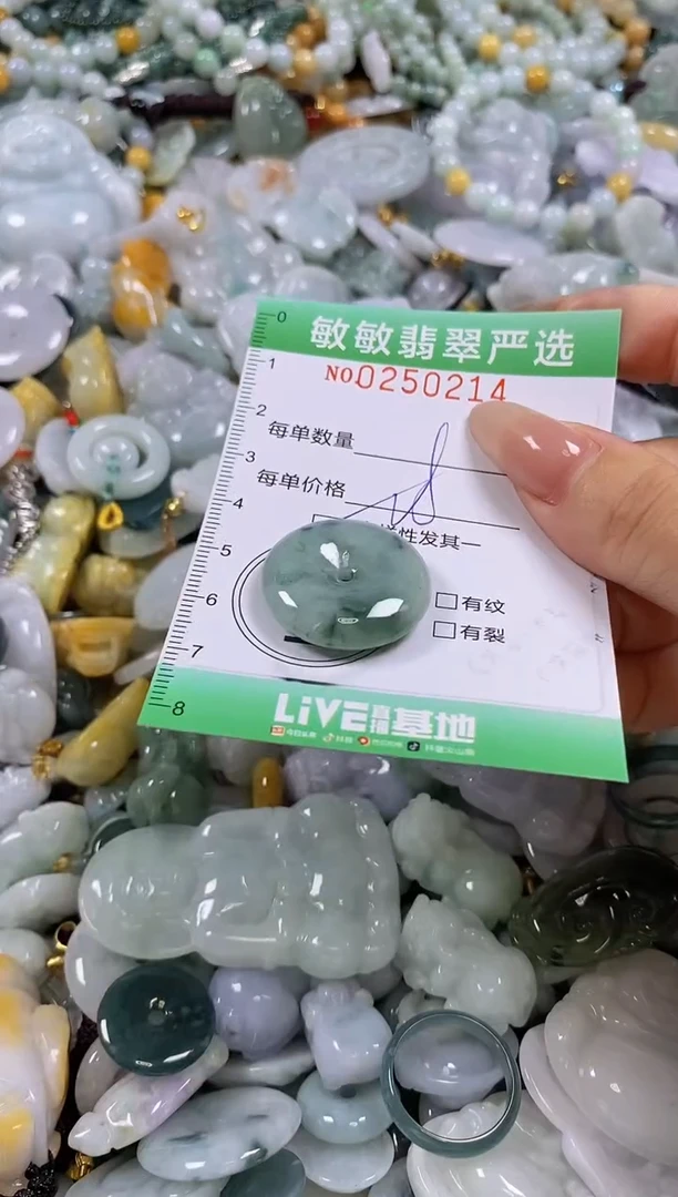 翡翠未镶嵌颈饰闪购0250214多样性发其一