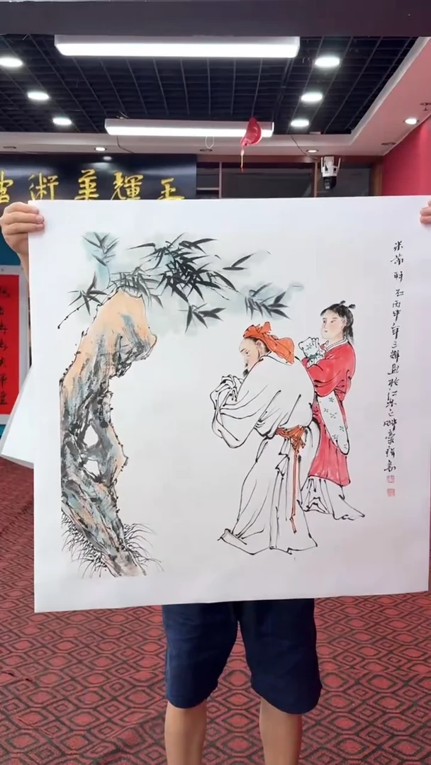 国画国画绘画山水花鸟