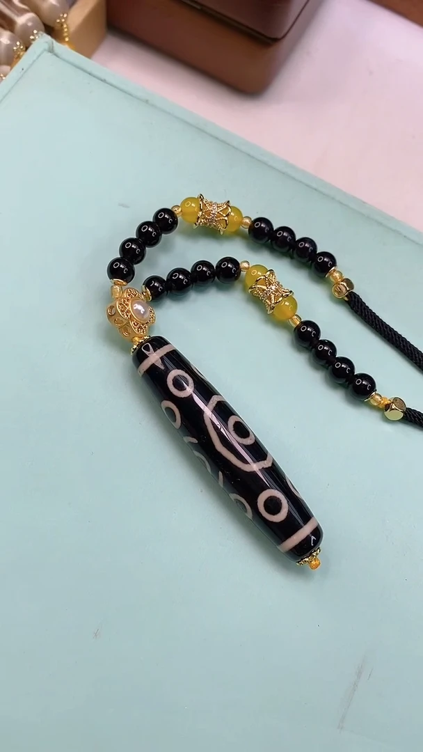玛瑙/玉髓（覆膜）项链未镶嵌Y20300（拍一发一）多样性发货