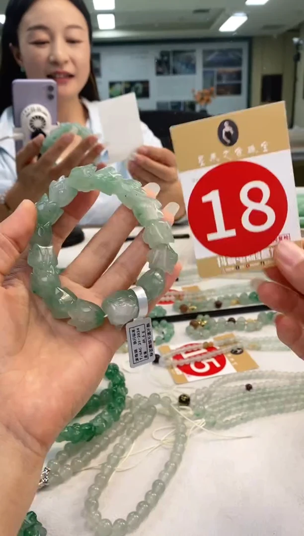 未镶嵌手串石英质玉龙骨链+18