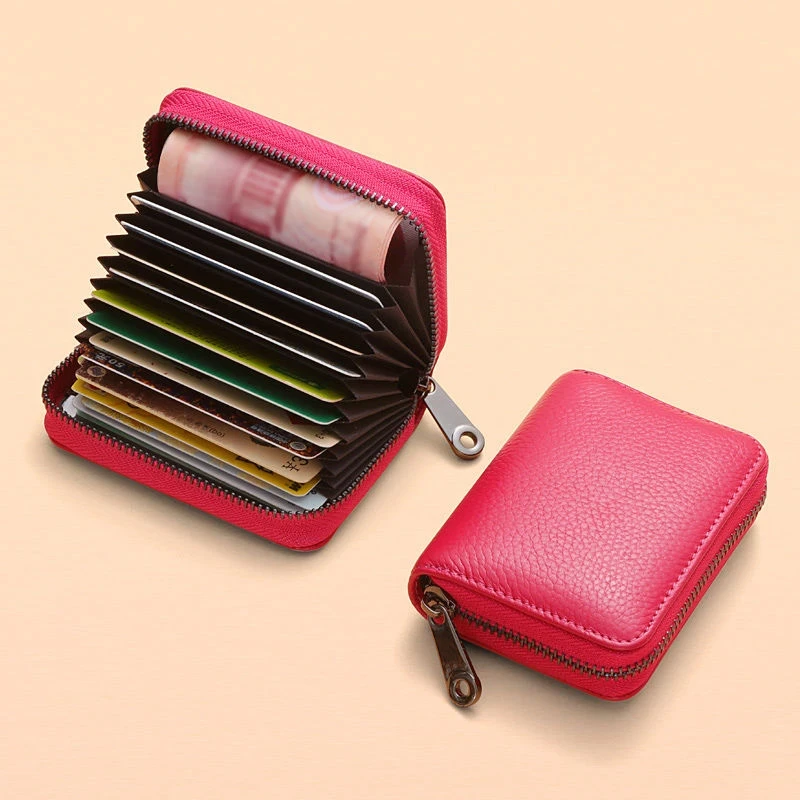 卡包男女式拉链多卡位银行证件卡夹大容量驾照小巧卡套钱包好看