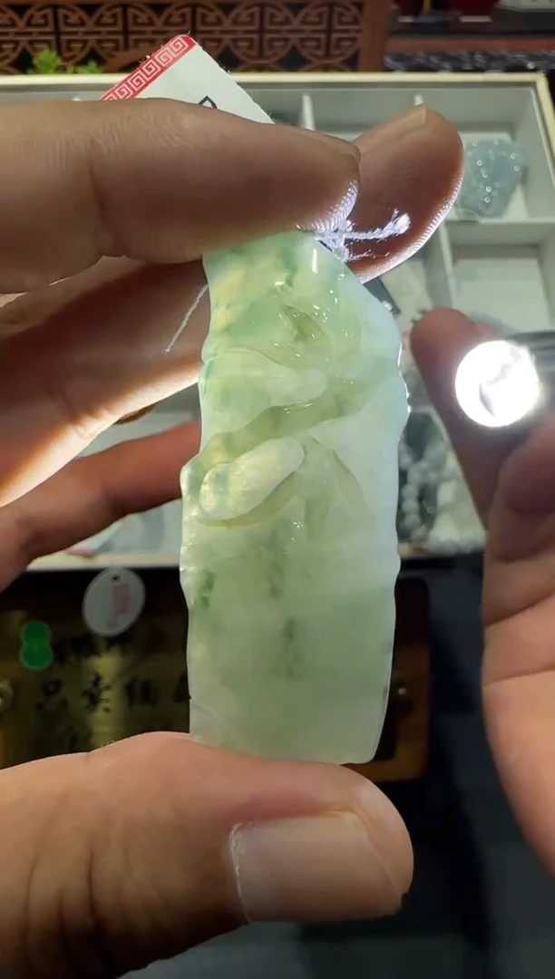 未镶嵌挂件翡翠A货翡翠多样性孤品