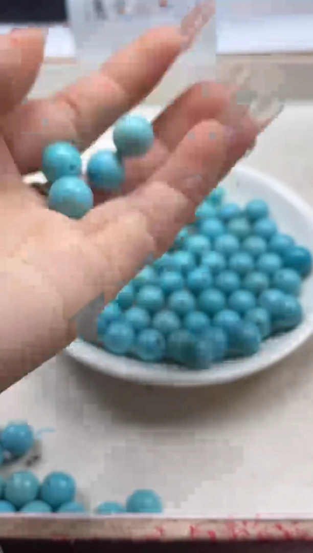 【闪购商品】玛瑙/玉髓颈饰未镶嵌w401绿*松10mm*20颗