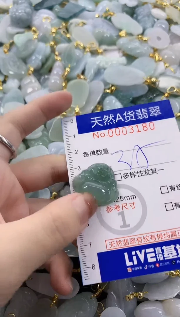颈饰未镶嵌翡翠天然A货翡翠