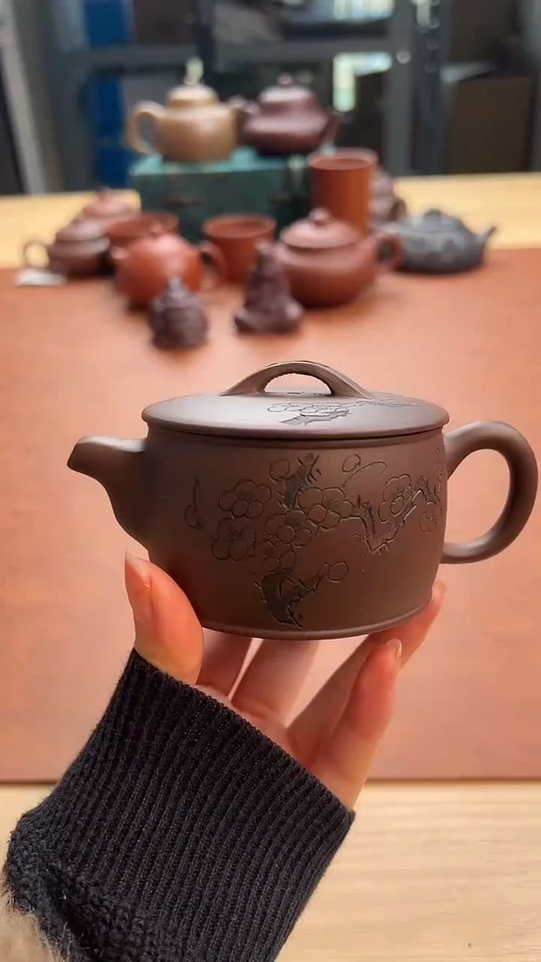 茶壶紫砂宜兴紫砂源头公堂茶壶