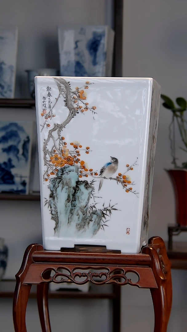 景德镇陶瓷手工花盆