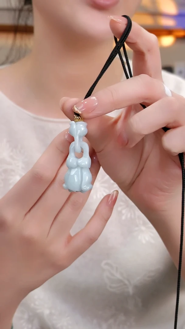 颈饰未镶嵌翡翠国风