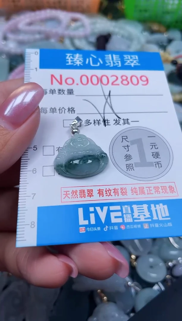 吊坠(不含链)未镶嵌翡翠2809
