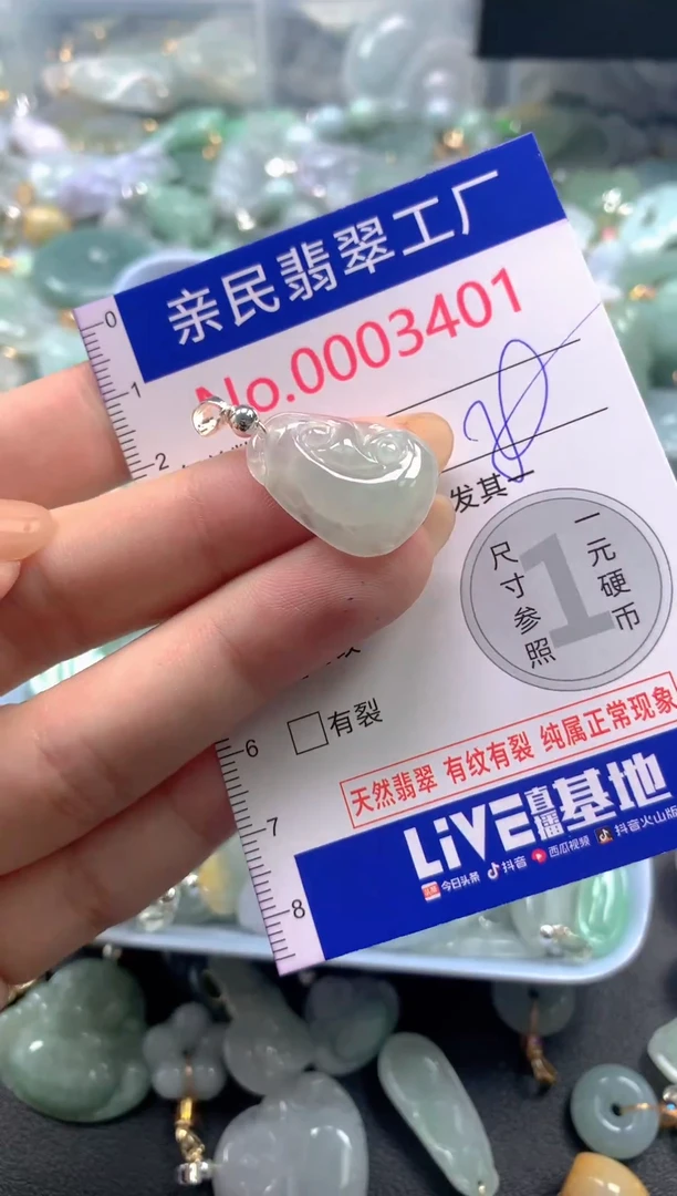 颈饰未镶嵌翡翠3401