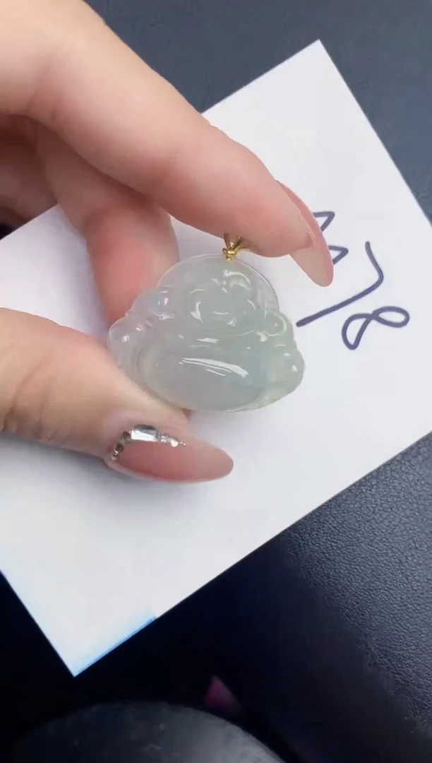 【闪购商品】翡翠颈饰18K金镶嵌000000000