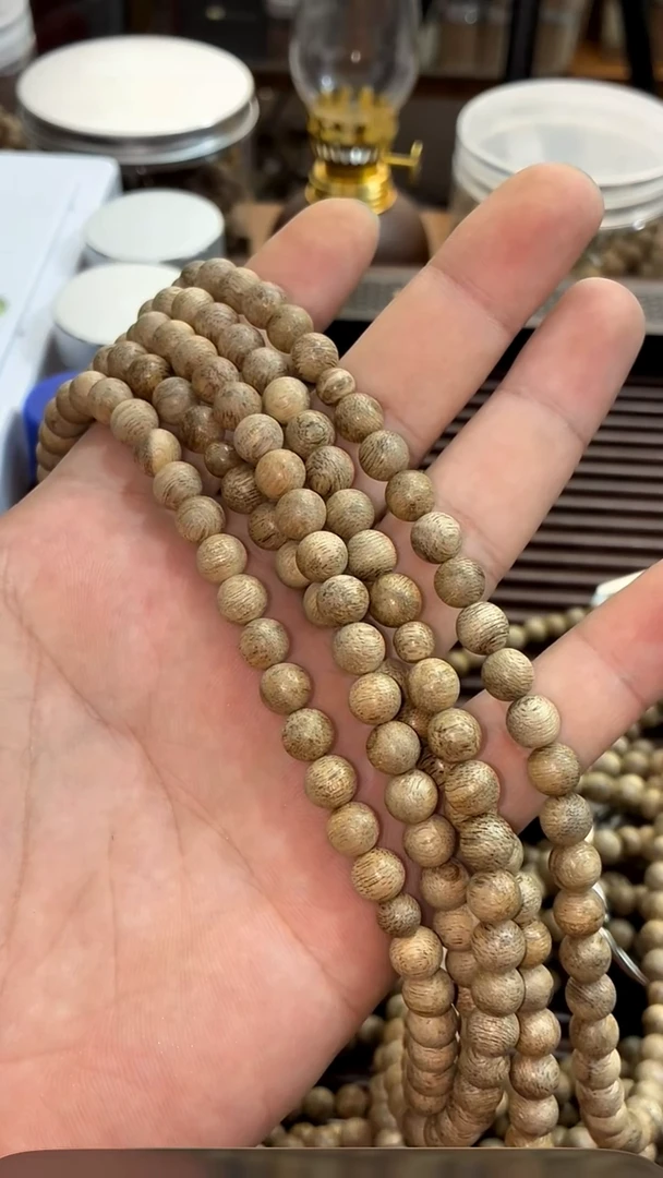 沉香手串天然老料国香黄油格7MM，14克，多样性发其一