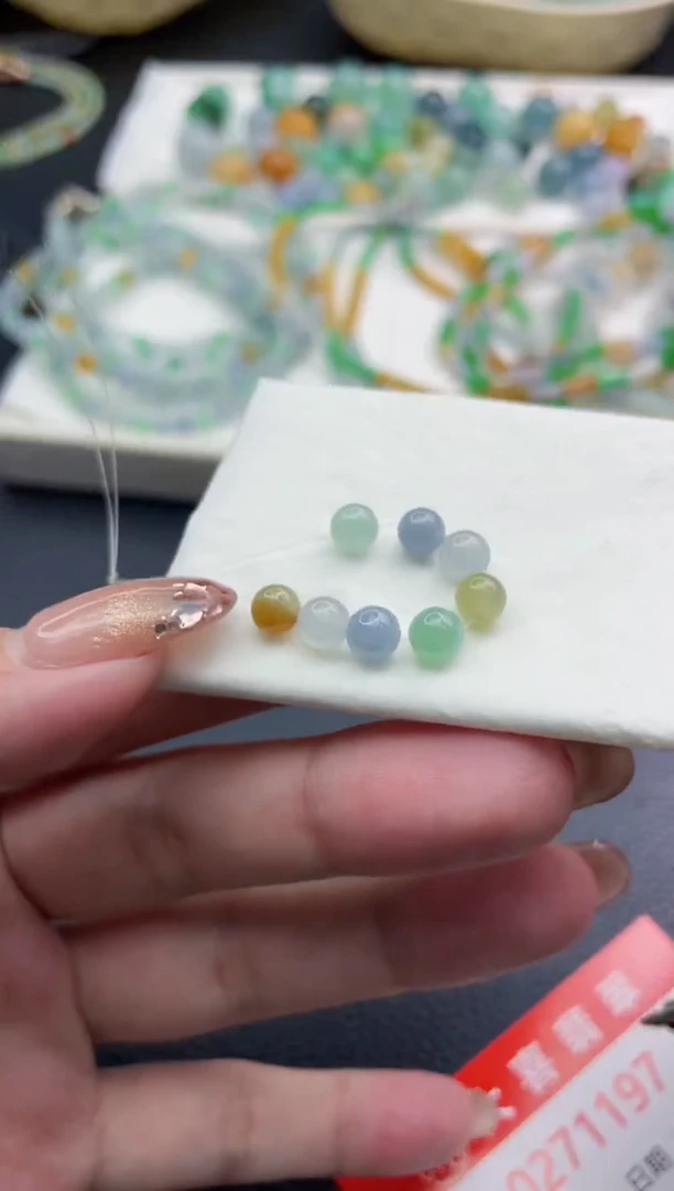 未镶嵌定制翡翠疯***米珠子