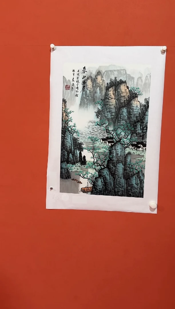 国画李福军国际巡展作品612-6