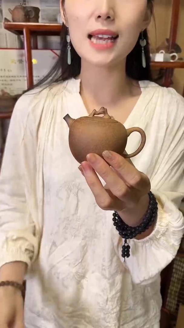 静悟斋 老岩泥 苹果圆满壶90cc