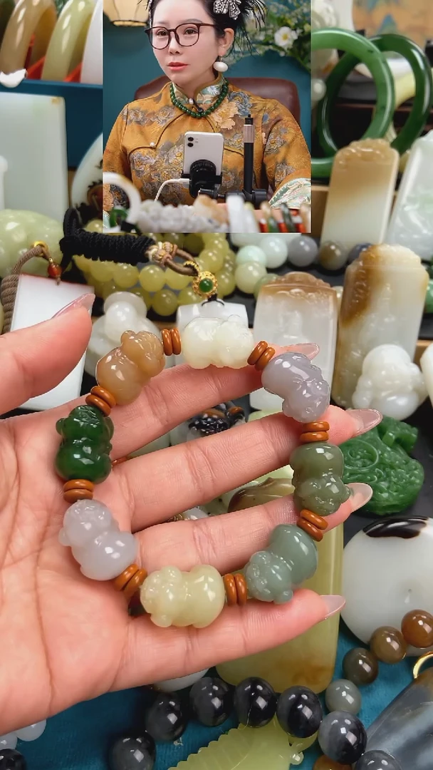 未镶嵌手串和田玉手串